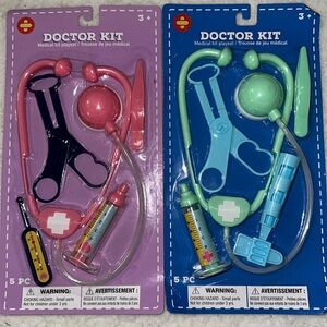 Child's play Doctor Set kit pink green